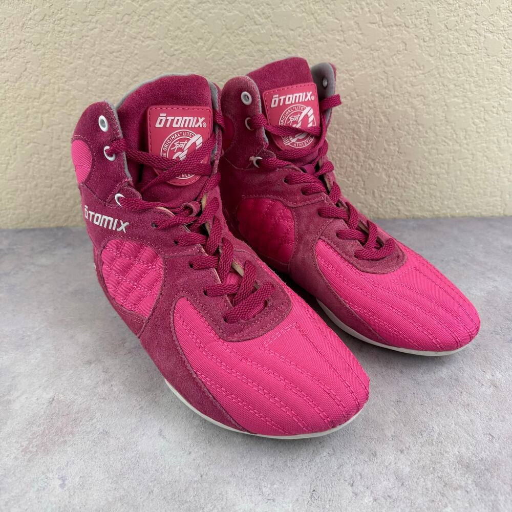 Otomix Stingray Pink F3000 Bodybuilding MMA Shoes Mens 8 & Female 9.5 Sizes